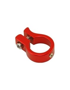 Alloy Seatpost Clamp Outer Diameter 25.4mm 322 Red.